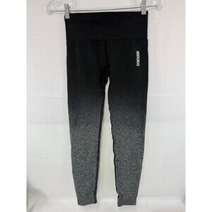 Gymshark Adapt Ombré seamless leggings with a ribbed waistband Gray/Black